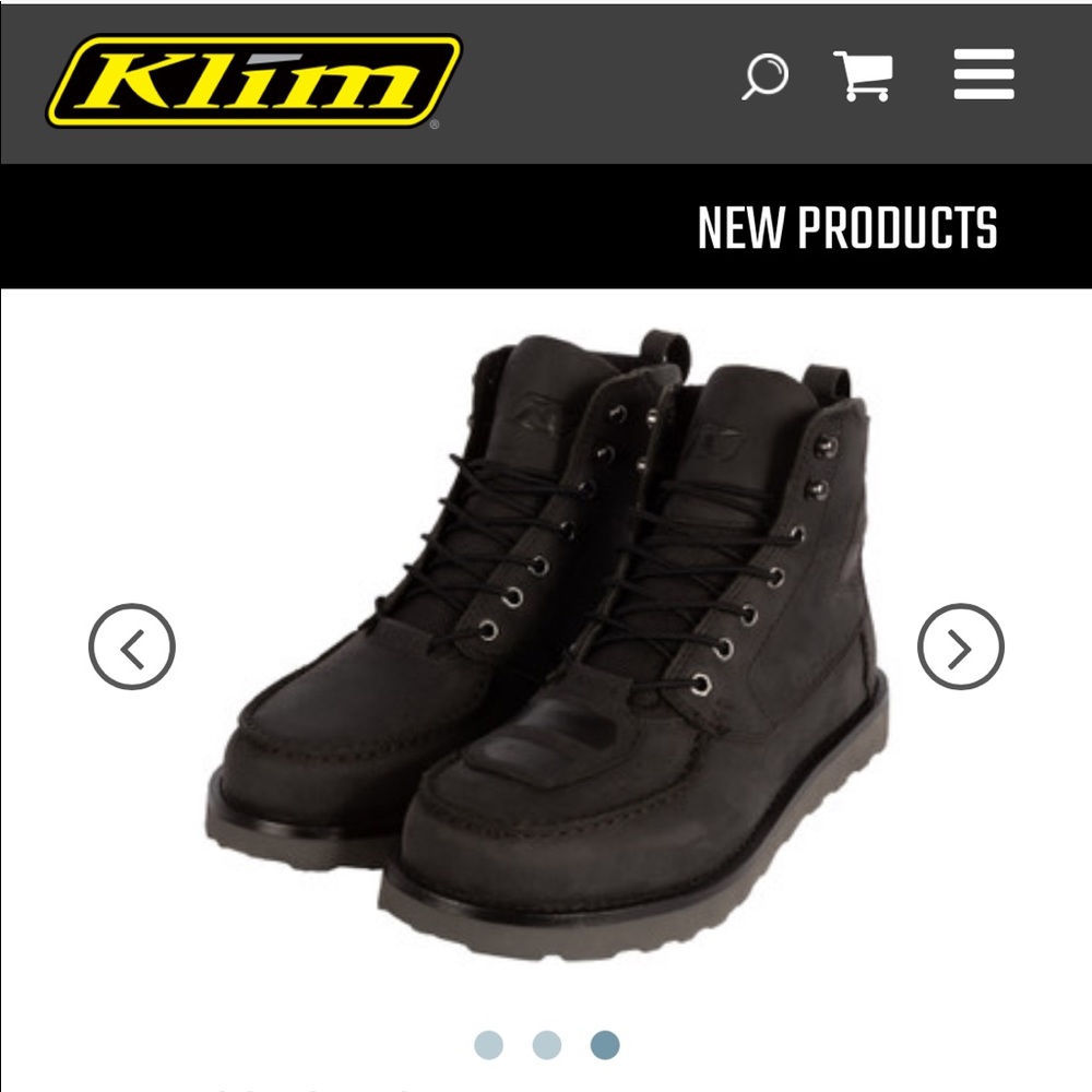 Men’s KLIM riding boot-new never worn